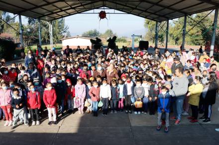 Atiende el PES primaria de Opopeo Michoacán  