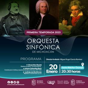  Invita Secum a concierto inaugural de la OSIDEM de su Nueva Temporada 2023