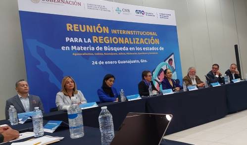 Participa Fiscalía General, en mesa de trabajo del Programa Regional de Búsqueda de Personas 