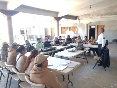 Capacitan a rondas comunitarias de Sicuicho y Jarácuaro en aseguramiento preventivo 