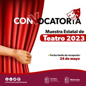 Convoca Secum a participar en la Muestra Estatal de Teatro 2023 