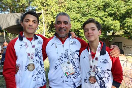 Conquista oro y bronce Michoacán en escalada deportiva en Nacionales Conade 2023 