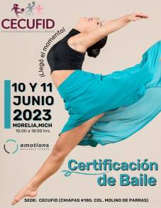 Cecufid invita a entrenadores michoacanos a certificarse en Baile 