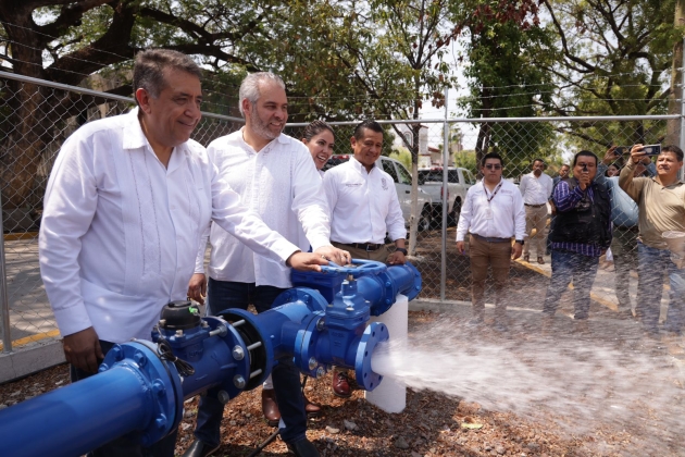 Apertura Ramírez Bedolla pozo profundo en Apatzingán; beneficiados 10 mil habitantes 