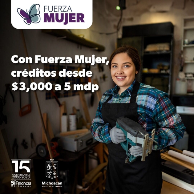 ¿Necesitas un crédito para tu negocio? Fuerza Mujer te presta hasta 5 mdp 