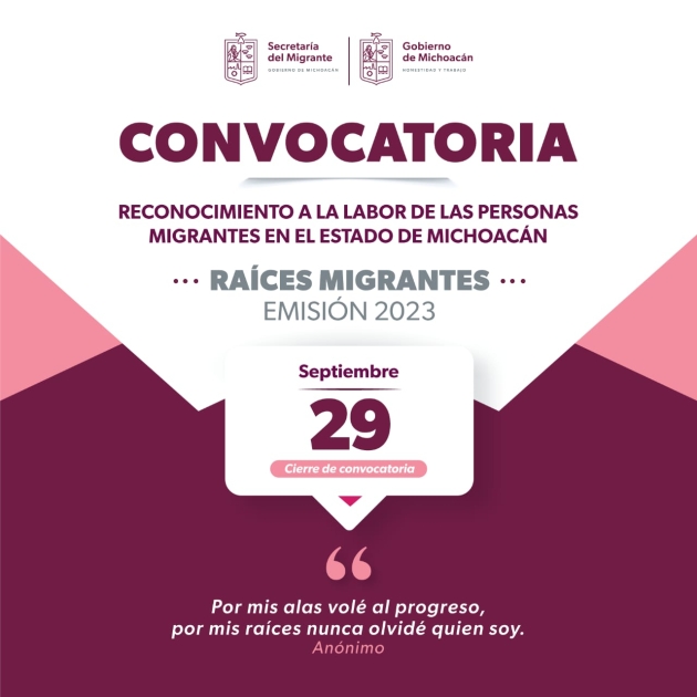 Semigrante convoca a participar en el reconocimiento Raíces: SeiMigrante 