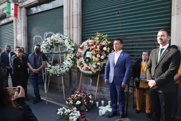 Rinde Gobierno de Michoacán homenaje a víctimas del 15-S 
