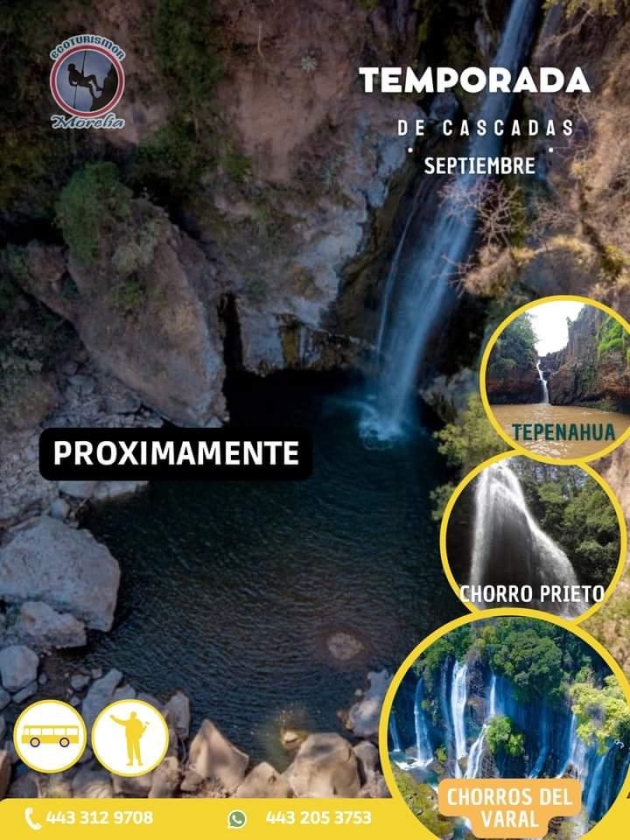 Invita Sectur a disfrutar la temporada de cascadas en Michoacán 