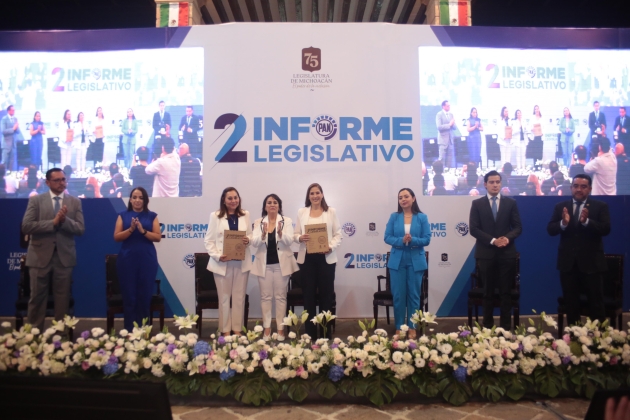 Presentan 2do Informe Legislativo de Acción Nacional en el Congreso de Michoacán  