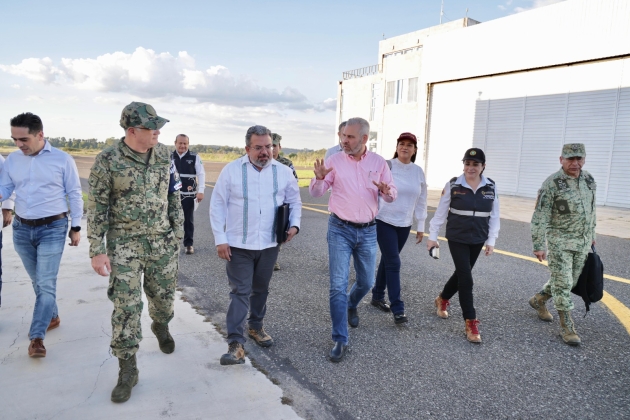 Revisan ARB y funcionarios federales daños por lluvias y obras educativas pendientes en la Costa 