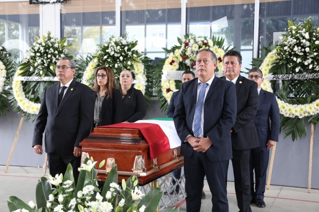 Rinde FGE Homenaje póstumo a Policía de Investigación caído en cumplimiento de su deber 