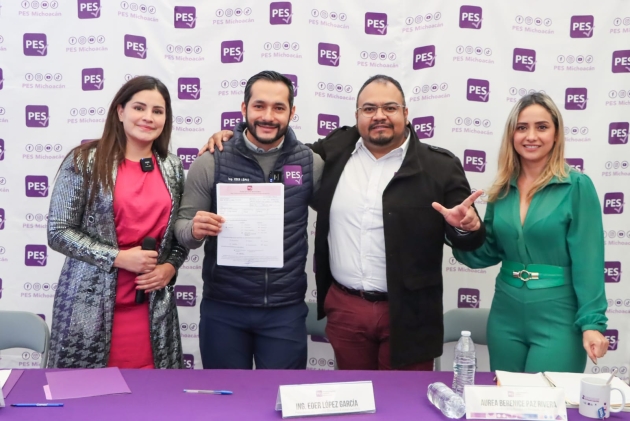 Eder López Dirigente del PES en Michoacán, en busca del Distrito 10 de Morelia 
