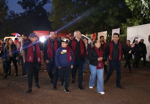 Inaugura Bedolla Villa Navideña 2023 en Ceconexpo 