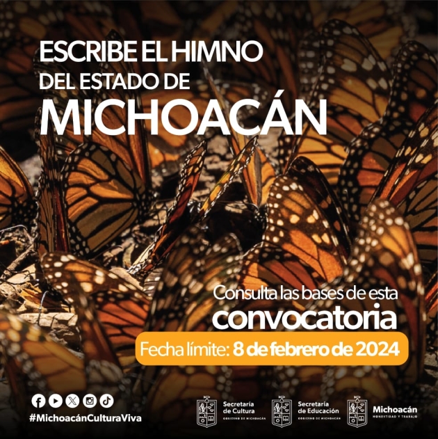 Se Amplían convocatoria para crear el himno de Michoacán