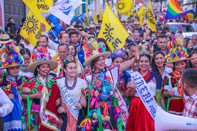 Desde Michoacán, la tierra de las libertades, PRD arropa a la precandidata Xóchitl Gálvez 