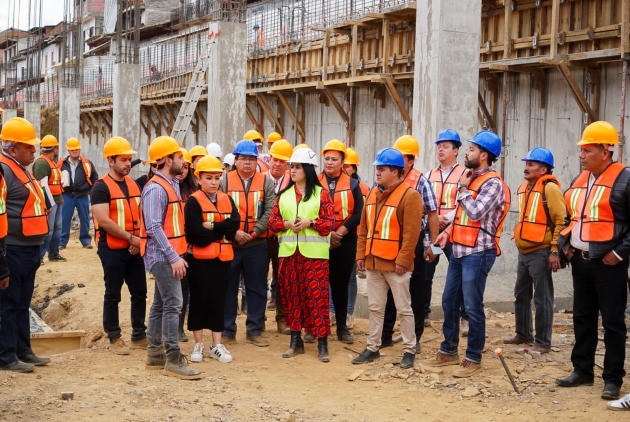 Avanza en tiempo y forma construcción del mercado de Pátzcuaro: Gladyz Butanda 