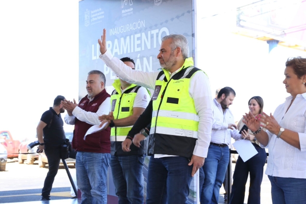 Queda rehabilitado libramiento de Peribán para garantizar las agroexportaciones michoacanas:  ARB 