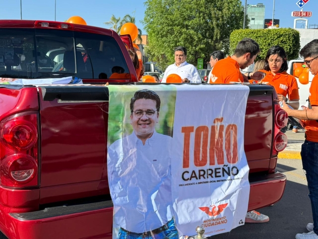 Gran cierre de precampaña de Toño Carreño de Movimiento Ciudadano