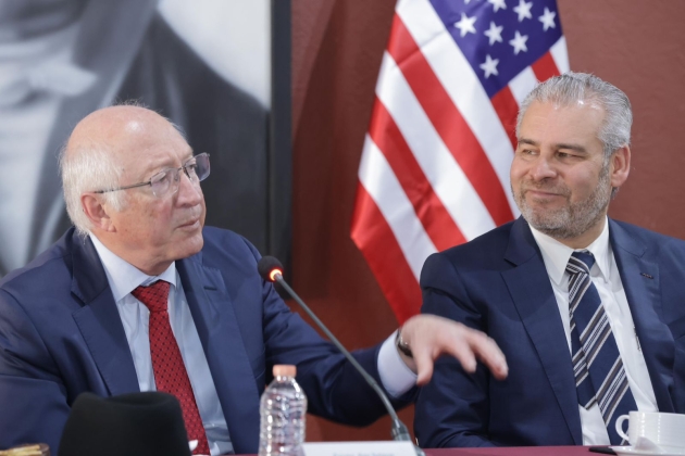 Exitoso el encuentro entre el Embajador Ken Salazar y Alfredo Ramírez Bedolla 