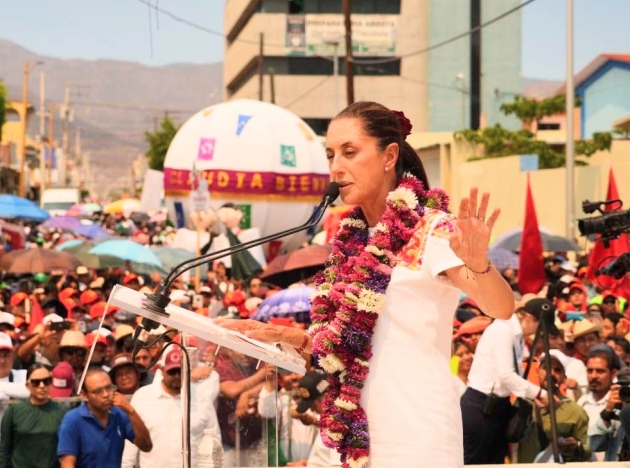 No vamos a dejar solo a Oaxaca, vamos a poner nuestro corazón y empeño en su fortalecimiento: Claudia Sheinbaum 