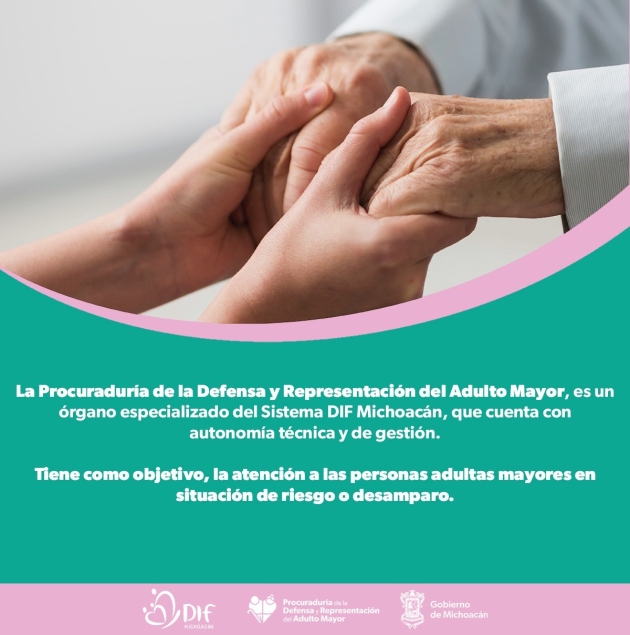 DIF Michoacán brinda atención integral a los adultos mayores 