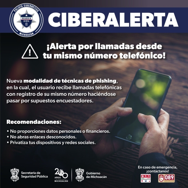 ¡Cuidado! Si recibes una llamada de tu propio número, no contestes 