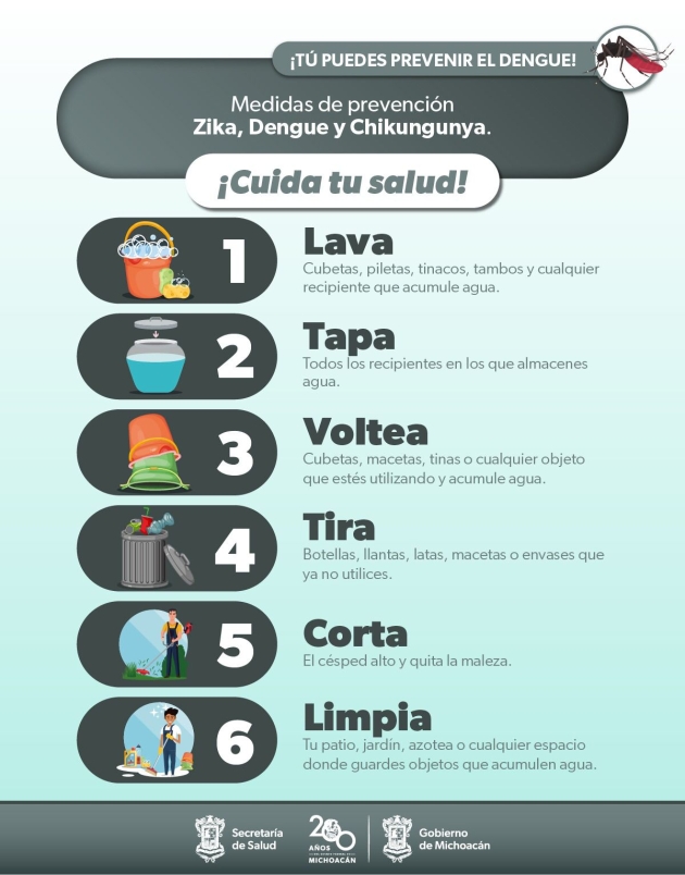 Prevenir el dengue desde casa es muy sencillo con esta estrategia de salud 