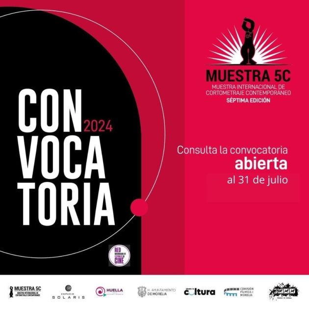 Se Pública la Convocatoria de la Muestra Internacional de Cortometraje Contemporáneo 5C 