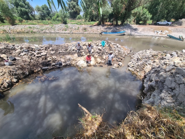 Empleo temporal beneficia a más 800 personas con rescate del lago de Pátzcuaro 