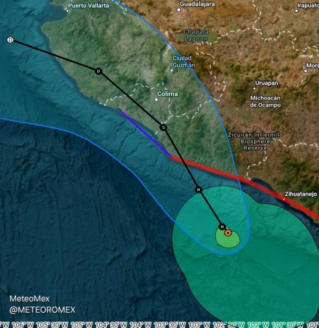 John evoluciona a huracán categoría 1; PC en alerta para la región Costa 