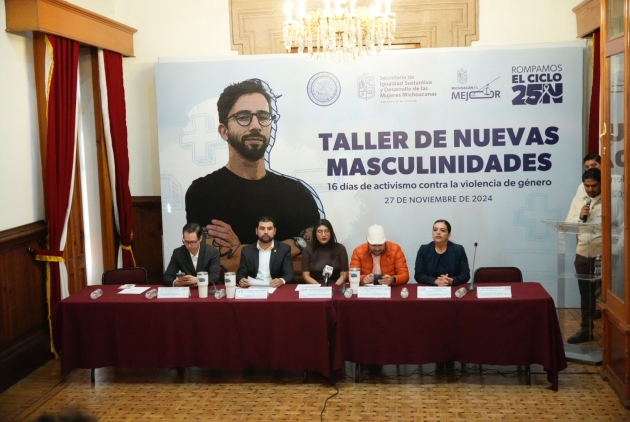 Coordinador del GPPRD inaugura Taller de Nuevas Masculinidades en el Congreso Local 