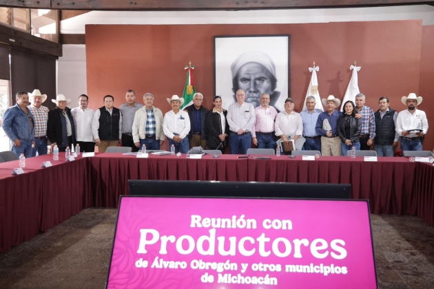 Alfredo Ramírez Bedolla y Sader inician trabajos con productores para apoyo al campo 