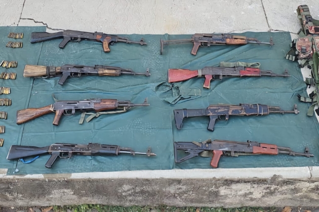 Detenidas 9 personas con 8 fusiles en Apatzingán: SSP 