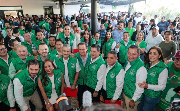 Resalta Ernesto Núñez crecimiento del  PVEM en el Estado  