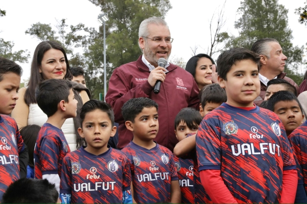 Ramírez Bedolla inaugura primera etapa del Parque Espazio 200 en Morelia 