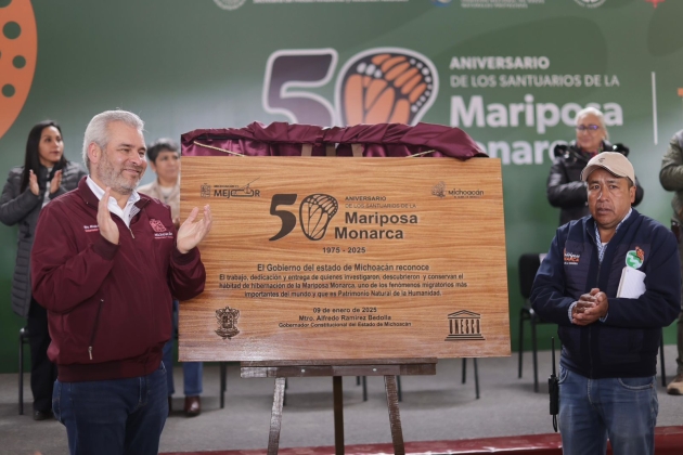 Reitera Ramírez Bedolla compromiso irrenunciable con la Mariposa Monarca 