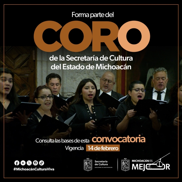 Presume tu voz y forma parte del coro de la Secum; consulta la convocatoria 