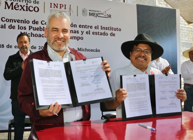 Desde Michoacán se relanza política indigenista a nivel nacional: Ramírez Bedolla 