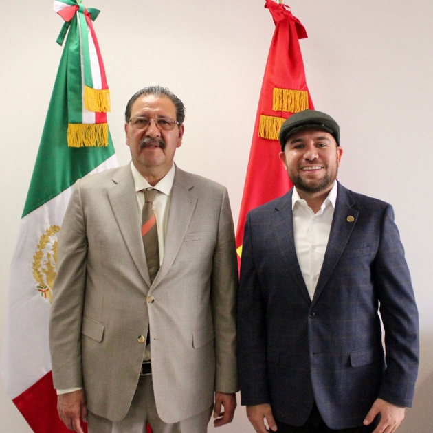 Acuerdan Reyes Galindo y Reginaldo Sandoval consolidar proyecto del PT en el Distrito 01 