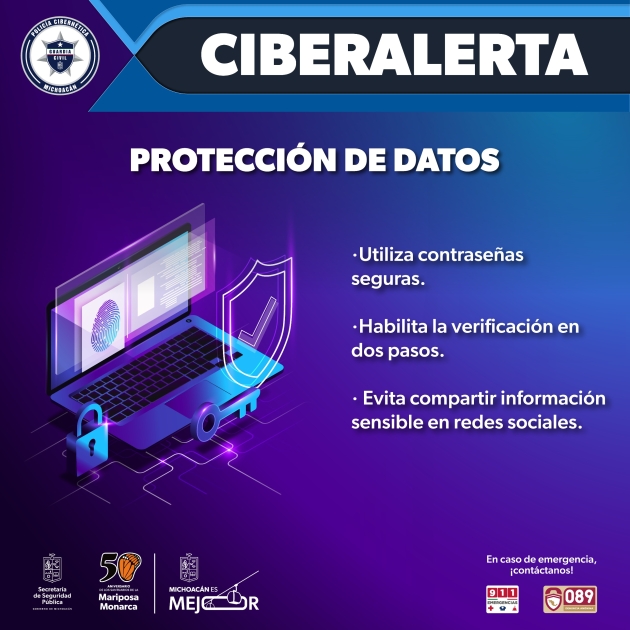 Protege tus datos personales y garantiza tu seguridad con estas recomendaciones de SSP 