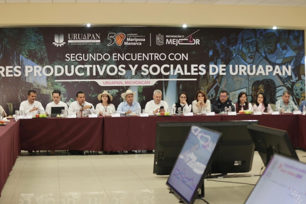 Ramírez Bedolla anuncia refuerzo de las estrategias de seguridad para Uruapan 