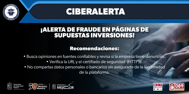 Protégete de fraudes financieros, conoce estas recomendaciones de la SSP 