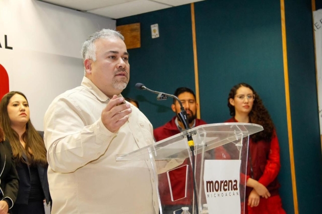 Michoacán será referente nacional en afiliación de Morena: Jesús Mora 