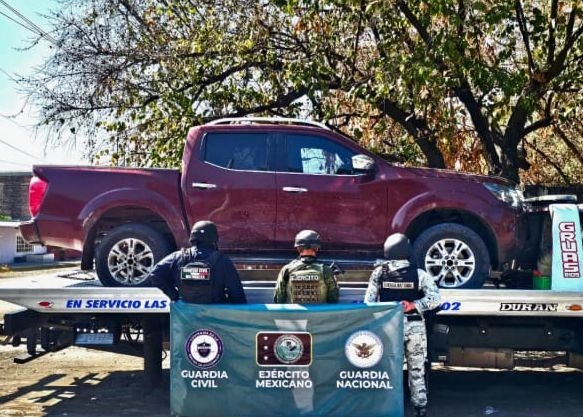 Fuerzas federales y estatales decomisan armamento en Buenavista 