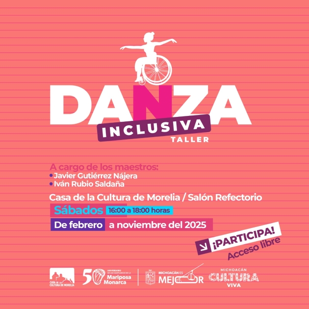 Se Invita Taller de danza inclusiva gratuito para personas con discapacidad: SECUM 