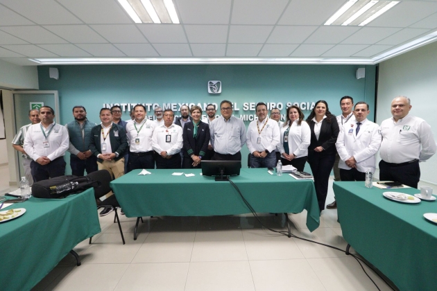 Se reúne director de Operación y Evaluación del IMSS con autoridades del OOAD Michoacán   