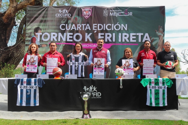 Presenta Cecufid cuarta edición de torneo de fútbol, básquetbol y voleibol 
