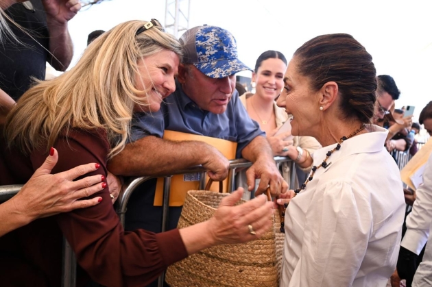 Sheinbaum Pardo Inaugura la Construcción de la Carretera Bavispe-Nuevas Casas Grandes en Sonora 