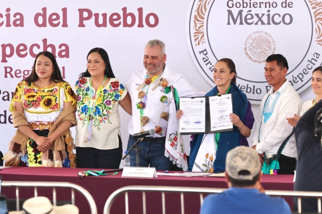 La Presidenta Claudia Sheinbaum inicia Plan de Justicia del Pueblo Purhépecha 