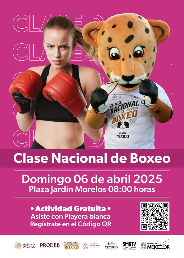 Cerrará Semana Nacional de Cultura Física con Clase Magistral de Boxeo 